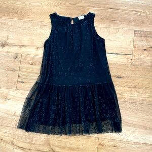 Zara : Black Leopard Tulle Dress